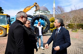 Hamidiye’de Zeytinliklere Modern Sulama Hattı